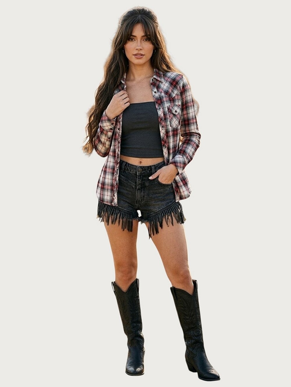 True Vintage GAP Country Cowgirl Women's 100% Cotton Cottagecore Ruffled Plaid